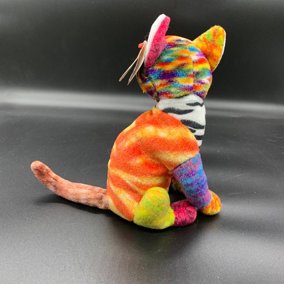 Ty Beanie Baby cat Kaleidoscope - Picture 3 of 5